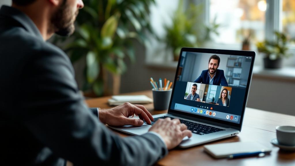 Formation à distance. e-learning sur ordinateur portable